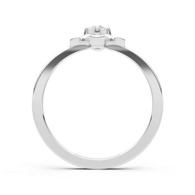 Floral Cluster Nova Bloom Ring - Round