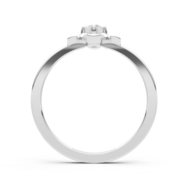 Floral Cluster Nova Bloom Ring - Round