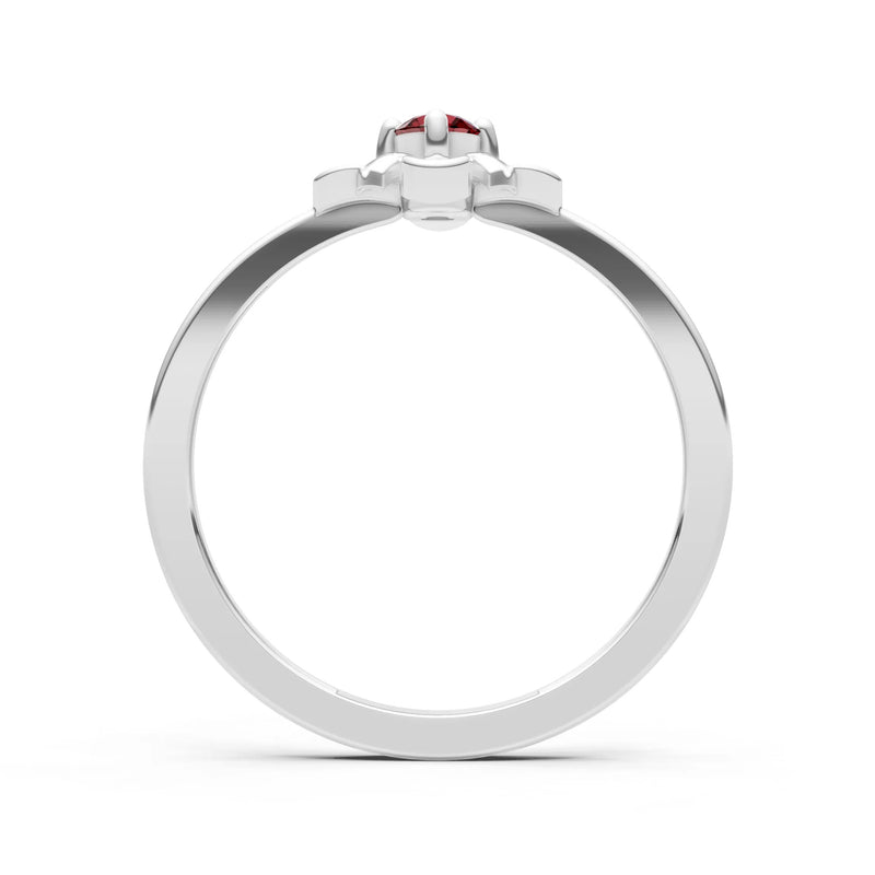 Floral Cluster Nova Bloom Ring - Round