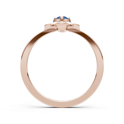 Floral Cluster Nova Bloom Ring - Round