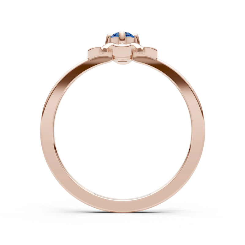 Floral Cluster Nova Bloom Ring - Round