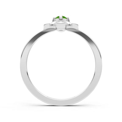 Floral Cluster Nova Bloom Ring - Round