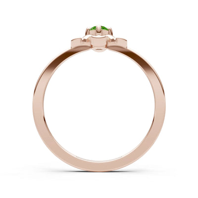 Floral Cluster Nova Bloom Ring - Round