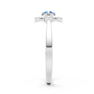 Floral Cluster Nova Bloom Ring - Round