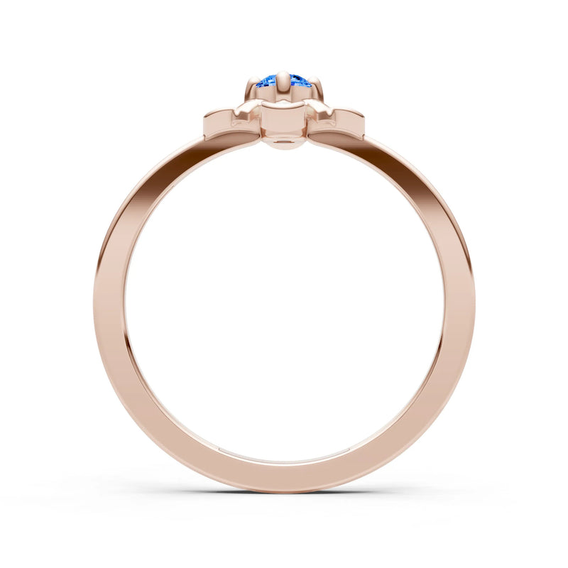 Floral Cluster Nova Bloom Ring - Round