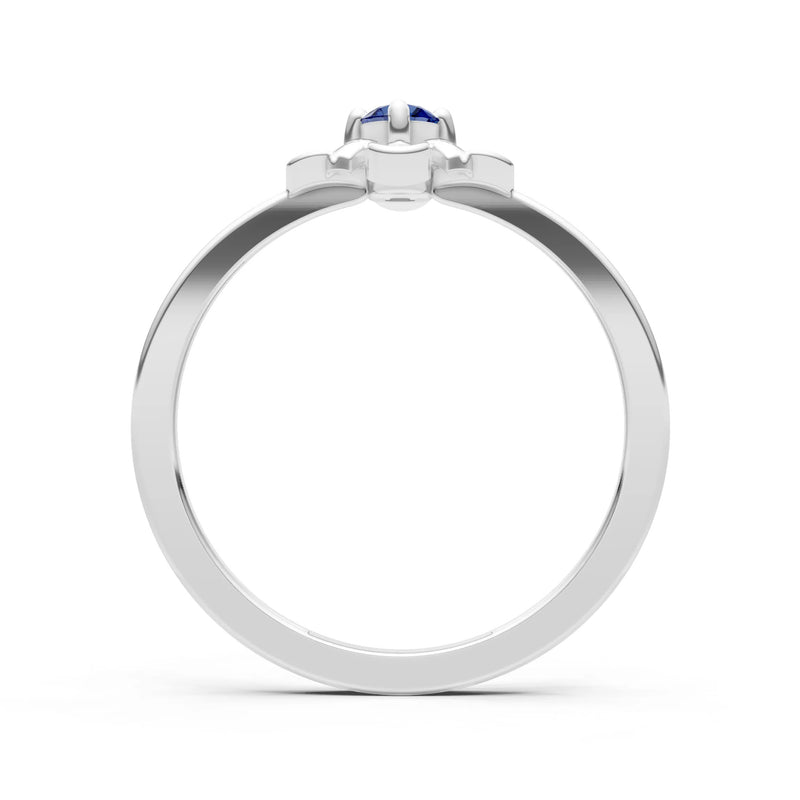 Floral Cluster Nova Bloom Ring - Round