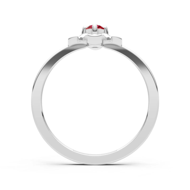 Floral Cluster Nova Bloom Ring - Round