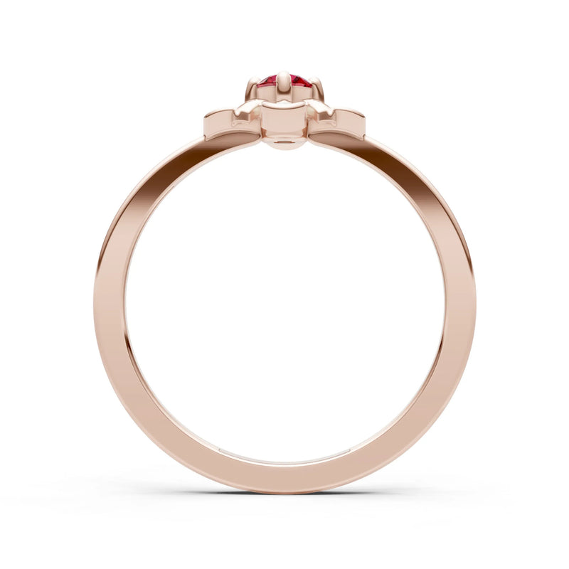 Floral Cluster Nova Bloom Ring - Round