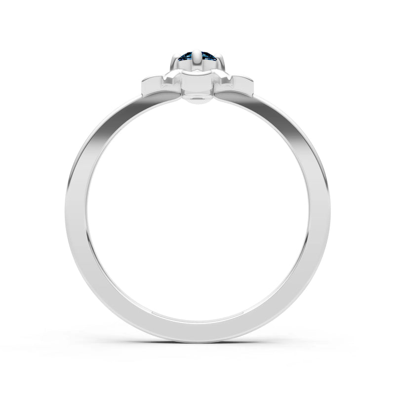 Floral Cluster Nova Bloom Ring - Round