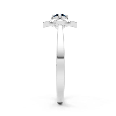 Floral Cluster Nova Bloom Ring - Round