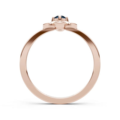 Floral Cluster Nova Bloom Ring - Round