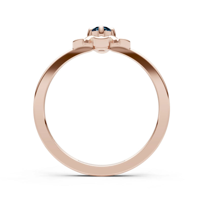 Floral Cluster Nova Bloom Ring - Round