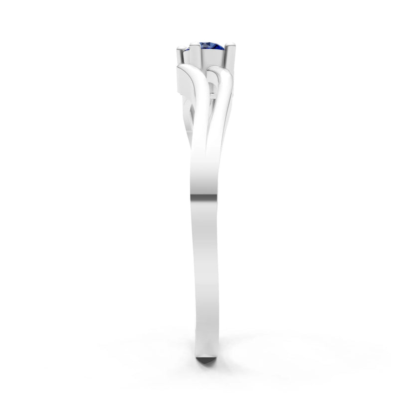 Split Shank Tiny Solitaire Ring