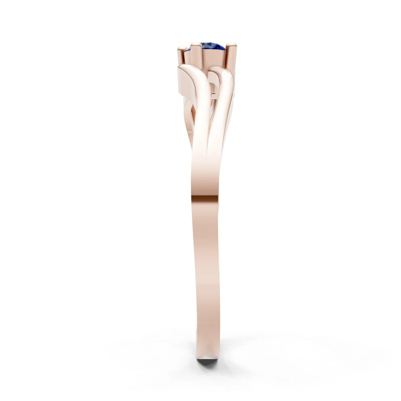 Split Shank Tiny Solitaire Ring