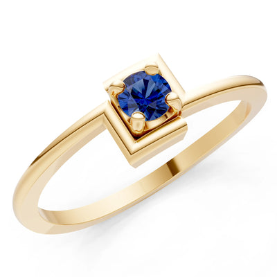 Petite Solitaire Solara Core Ring