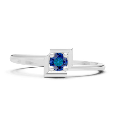 Petite Solitaire Solara Core Ring