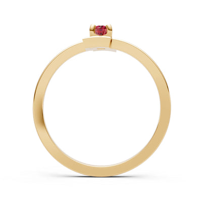 Petite Solitaire Solara Core Ring