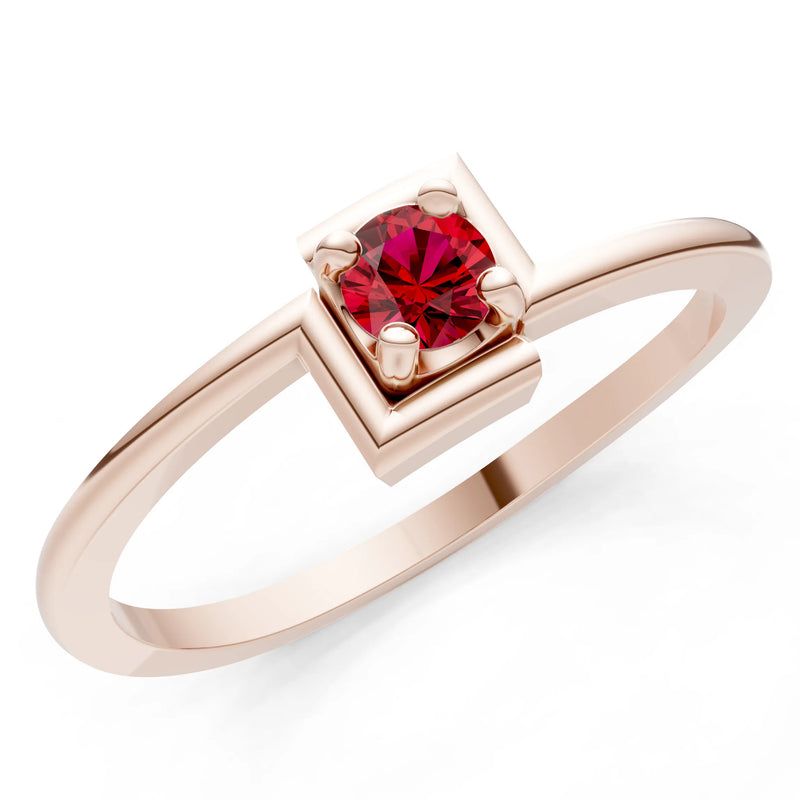 Petite Solitaire Solara Core Ring