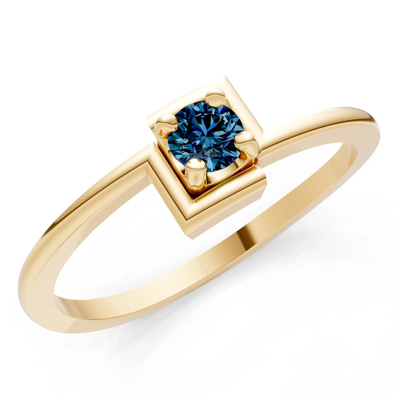 Petite Solitaire Solara Core Ring