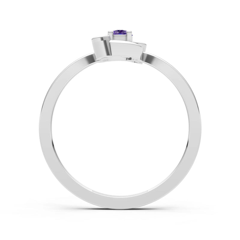 Trinity Harmony Three-Stone Stacking Ring