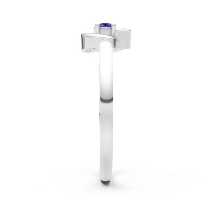 Trinity Harmony Three-Stone Stacking Ring