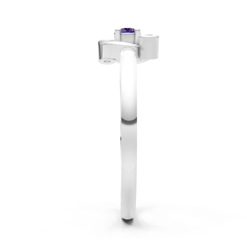 Trinity Harmony Three-Stone Stacking Ring