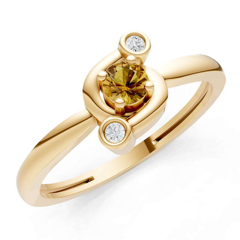 Trinity Harmony Three-Stone Stacking Ring