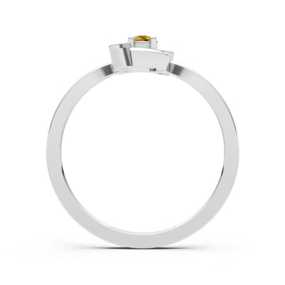 Trinity Harmony Three-Stone Stacking Ring