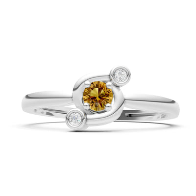 Trinity Harmony Three-Stone Stacking Ring