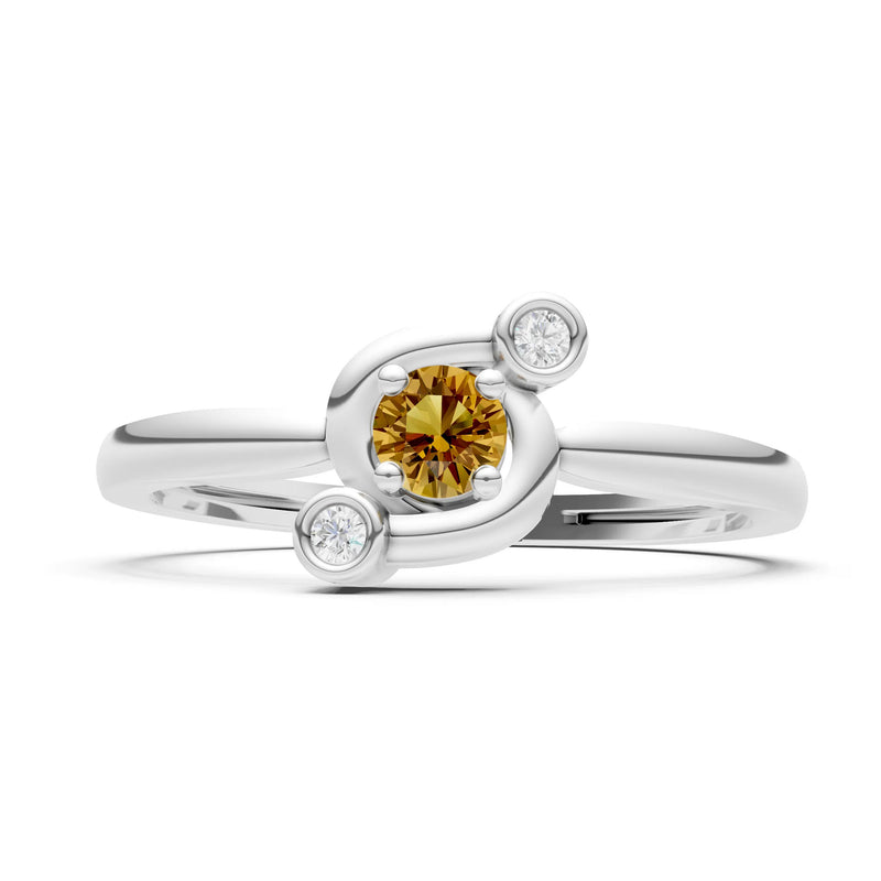 Trinity Harmony Three-Stone Stacking Ring