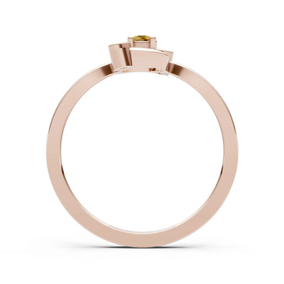 Trinity Harmony Three-Stone Stacking Ring