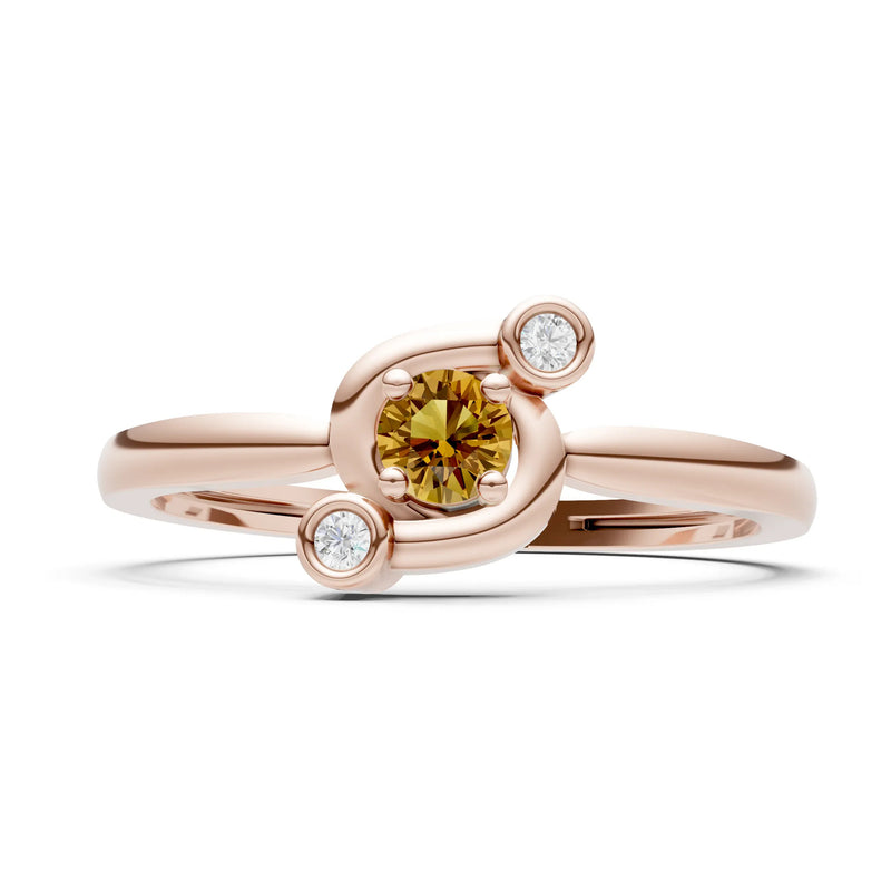 Trinity Harmony Three-Stone Stacking Ring