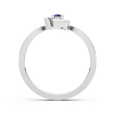 Trinity Harmony Three-Stone Stacking Ring