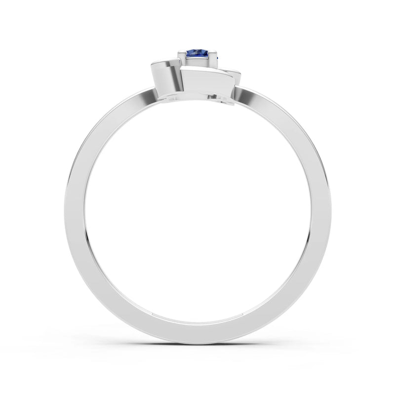 Trinity Harmony Three-Stone Stacking Ring