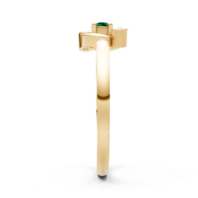 Trinity Harmony Three-Stone Stacking Ring
