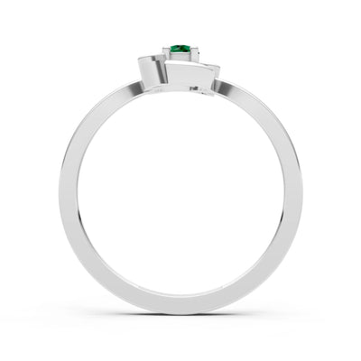 Trinity Harmony Three-Stone Stacking Ring