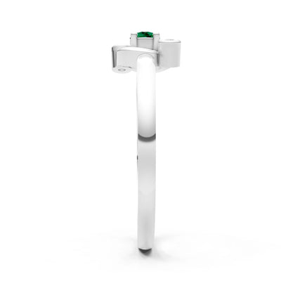 Trinity Harmony Three-Stone Stacking Ring