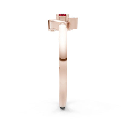 Trinity Harmony Three-Stone Stacking Ring