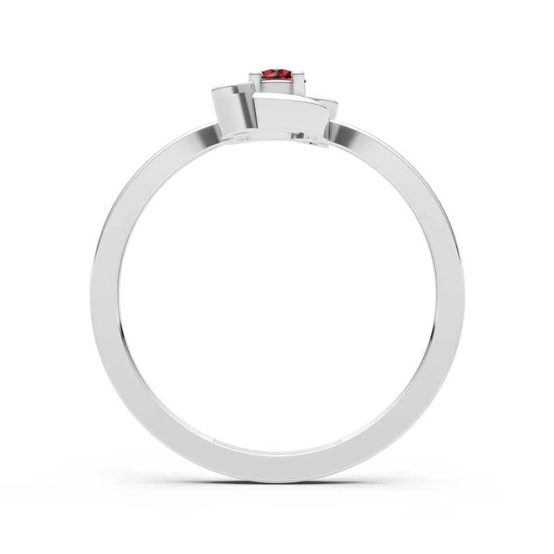 Trinity Harmony Three-Stone Stacking Ring