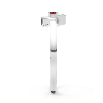 Trinity Harmony Three-Stone Stacking Ring