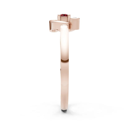 Trinity Harmony Three-Stone Stacking Ring