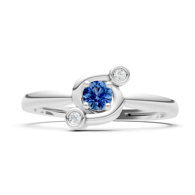 Trinity Harmony Three-Stone Stacking Ring