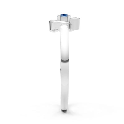 Trinity Harmony Three-Stone Stacking Ring