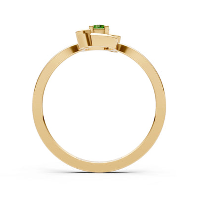 Trinity Harmony Three-Stone Stacking Ring