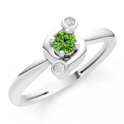 Trinity Harmony Three-Stone Stacking Ring