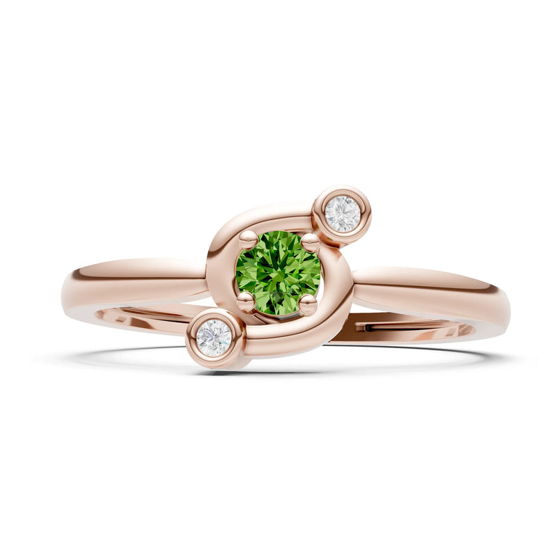 Trinity Harmony Three-Stone Stacking Ring