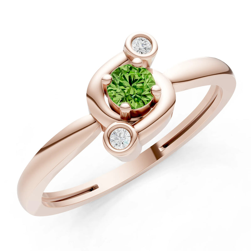 Trinity Harmony Three-Stone Stacking Ring