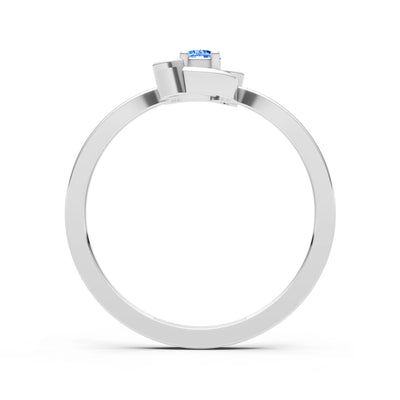 Trinity Harmony Three-Stone Stacking Ring