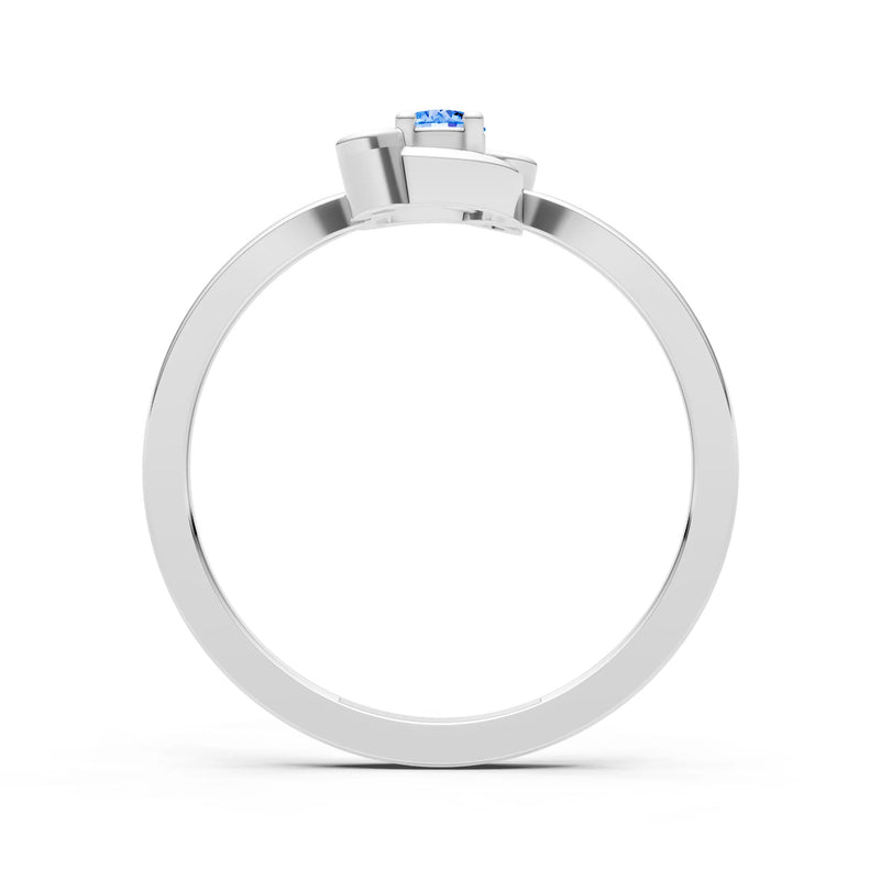 Trinity Harmony Three-Stone Stacking Ring