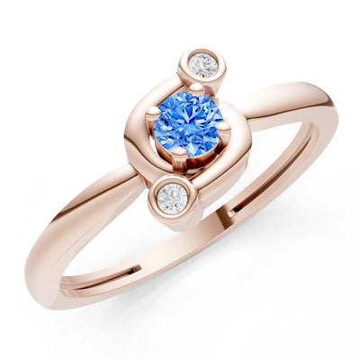 Trinity Harmony Three-Stone Stacking Ring